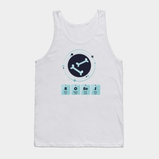 Bones spooky science design Tank Top